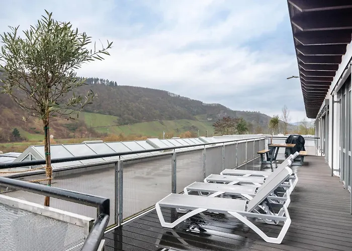 Moselbude Penthaus Mit Sauna Daire *